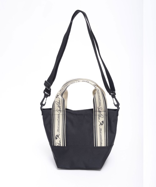 Arnold Palmer（アーノルドパーマー）の「ロゴテープ 2WAY ミニバッグ（トートバッグ・レディース・ネイビー/ブラック・F）」の3枚目の写真