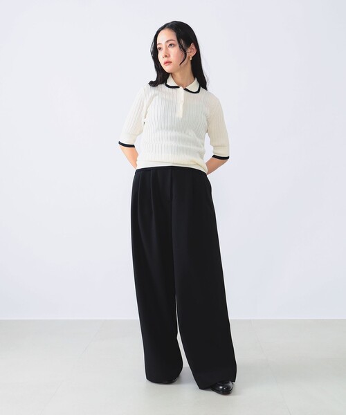 【美品】SLOANE×BEAMS別注 ワイドリブ　ポロニット SLOANE（スローン）の「SLOANE × Demi-Luxe BEAMS / 別注 12ゲージ