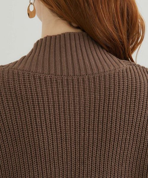 ROSIEE（ロージー）の「ROSIEE レイヤード風異素材ドッキングワンピース（ワンピース・レディース・ブラック/ブラウン・FREE）」の18枚目の写真