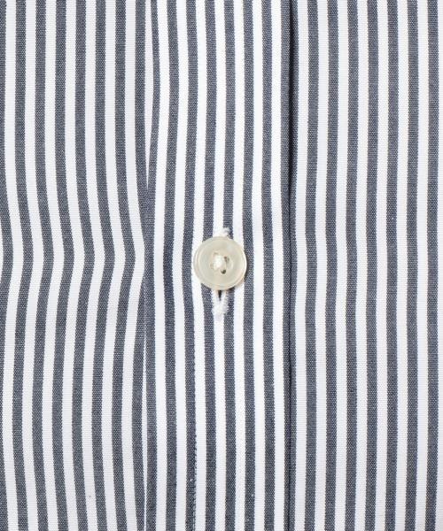 gotairiku(ゴタイリク)の「【PREMIUM PLEATS・スリムフィット】ロンドンストライプシャツ(シャツ/ブラウス・メンズ・ネイビー系1・15h/14h/15 )」の3枚目の写真