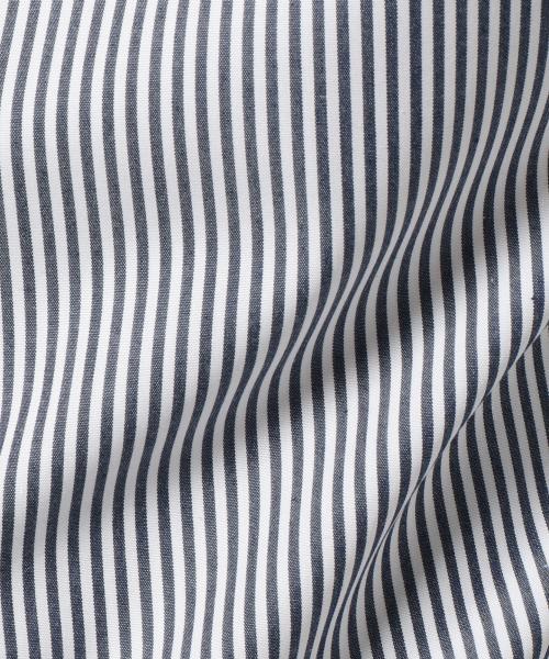gotairiku(ゴタイリク)の「【PREMIUM PLEATS・スリムフィット】ロンドンストライプシャツ(シャツ/ブラウス・メンズ・ネイビー系1・15h/14h/15 )」の2枚目の写真