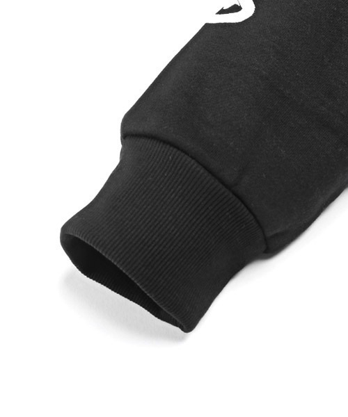 LUXSTYLE（ラグスタイル）の「落書き発泡プリント裏起毛スウェット（スウェット・メンズ・ホワイト/ブラック・L/M）」の19枚目の写真