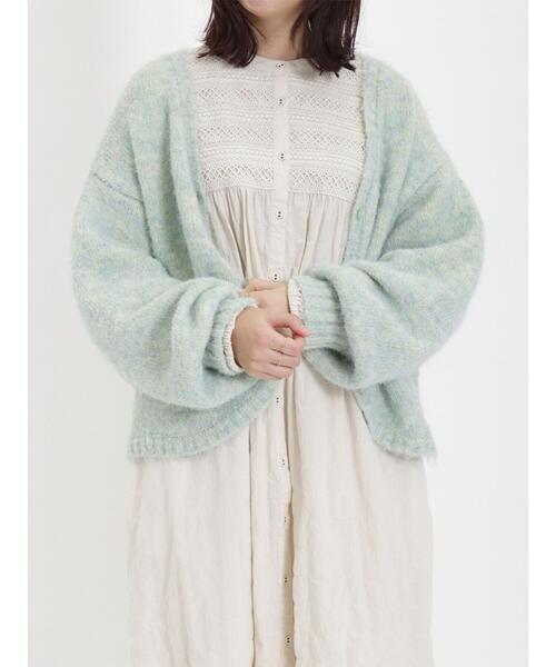 Samansa Mos2（サマンサ モスモス）の「胸元レース貼りワンピース（ワンピース・レディース・モカ/ブラック/キナリ・F）」の13枚目の写真