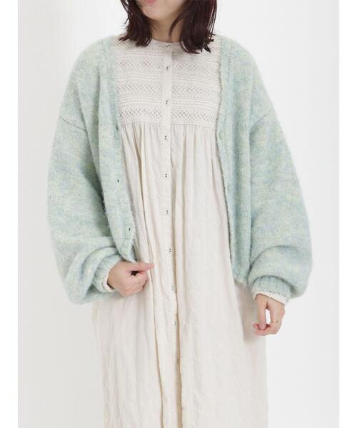 Samansa Mos2（サマンサ モスモス）の「胸元レース貼りワンピース（ワンピース・レディース・モカ/ブラック/キナリ・F）」の14枚目の写真