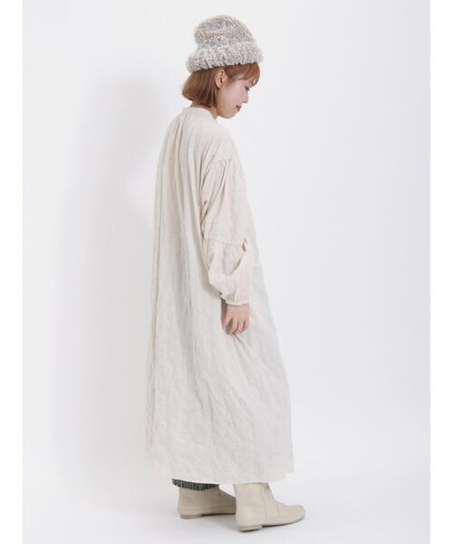 Samansa Mos2（サマンサ モスモス）の「胸元レース貼りワンピース（ワンピース・レディース・モカ/ブラック/キナリ・F）」の21枚目の写真