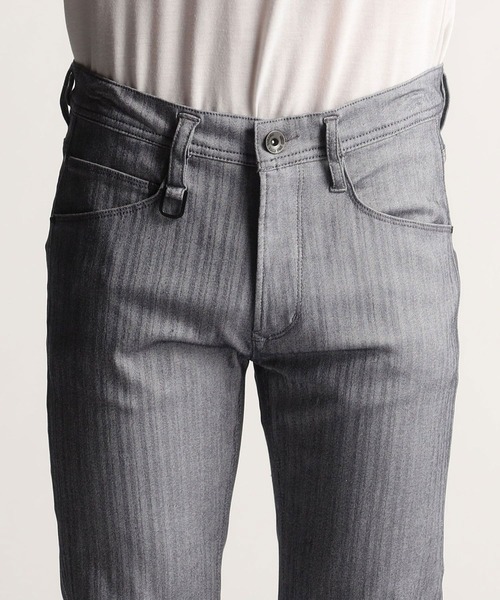 NICOLE CLUB FOR MEN（ニコルクラブフォーメン）の「コーティングヘリンボン５ポケットパンツ（その他パンツ・メンズ・ホワイト系/ネイビー系/ブラック系・MEDIUM/LARGE/SMALL/X-LARGE）」の17枚目の写真