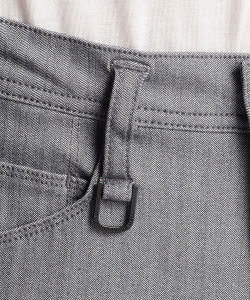 NICOLE CLUB FOR MEN（ニコルクラブフォーメン）の「コーティングヘリンボン５ポケットパンツ（その他パンツ・メンズ・ホワイト系/ネイビー系/ブラック系・MEDIUM/LARGE/SMALL/X-LARGE）」の7枚目の写真