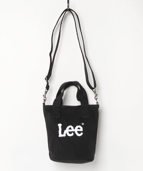 Lee（リー）の「Lee/リー キャンバスロゴ入りバケツミニショルダー