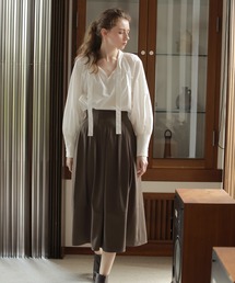 PARKS TOKYO SELECT | SOUAIRE(mhs)タックデザインスカート(スカート)