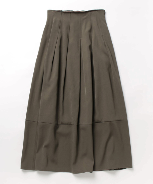 PARKS TOKYO SELECT（パークストウキョウセレクト）の「SOUAIRE（mhs）タックデザインスカート（スカート・レディース・ダークグレー・S）」の7枚目の写真