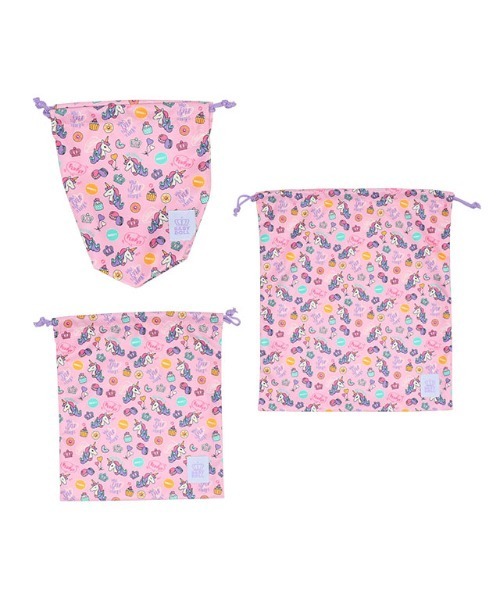 BABYDOLL（ベビードール）の「巾着 3点セット 9116（マザーズバッグ・キッズ・ベビーピンク/ロイヤルブルー・ONE SIZE）」の11枚目の写真