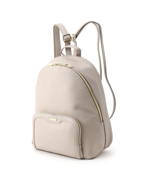 index（インデックス）の「◆フェイクレザーリュック（バックパック/リュック・レディース・ベージュ/ブラック系・00）」の4枚目の写真