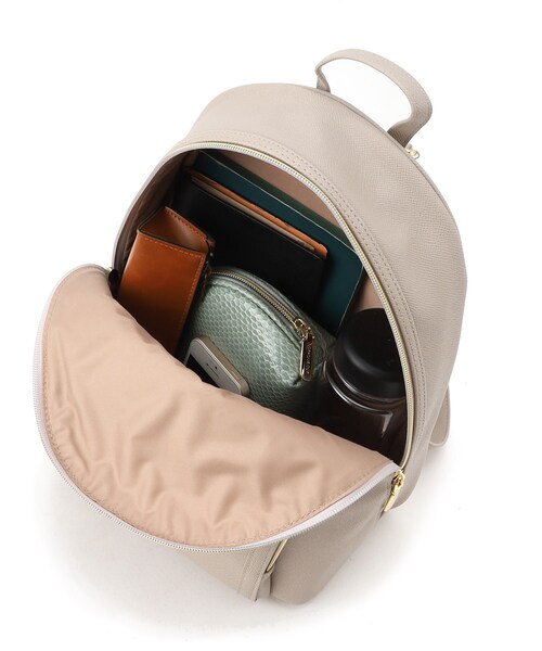 index（インデックス）の「◆フェイクレザーリュック（バックパック/リュック・レディース・ベージュ/ブラック系・00）」の11枚目の写真