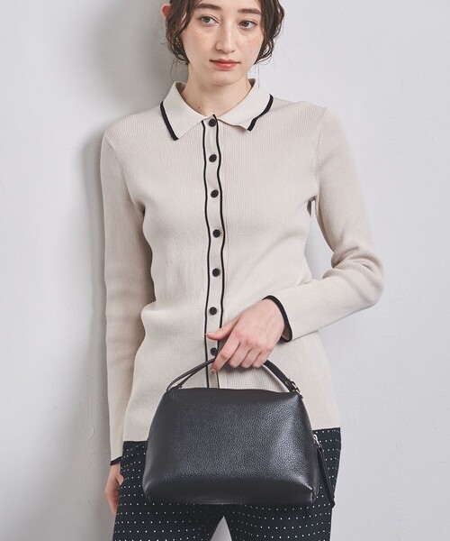 GIANNI CHIARINI（ジャンニ キアリーニ）の「＜GIANNI CHIARINI＞ALIFA M バッグ（ショルダーバッグ・レディース・ベージュ/ブラック/オフホワイト・FREE）」の7枚目の写真