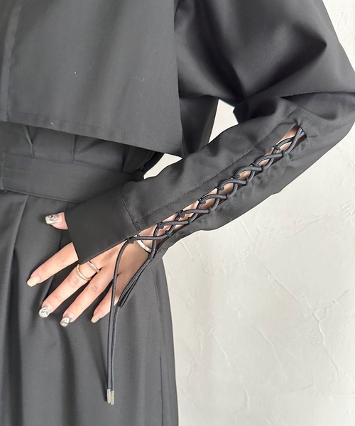 HARE（ハレ）の「レースアップジップワンピース(HARE