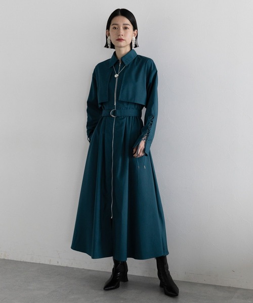 HARE（ハレ）の「レースアップジップワンピース(HARE)（ワンピース