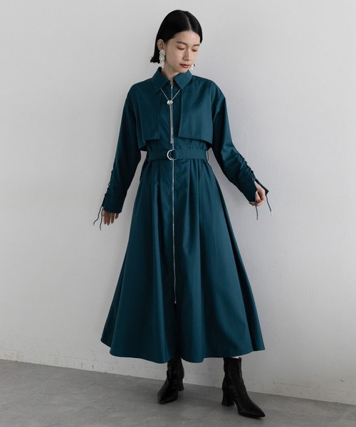 HARE（ハレ）の「レースアップジップワンピース(HARE