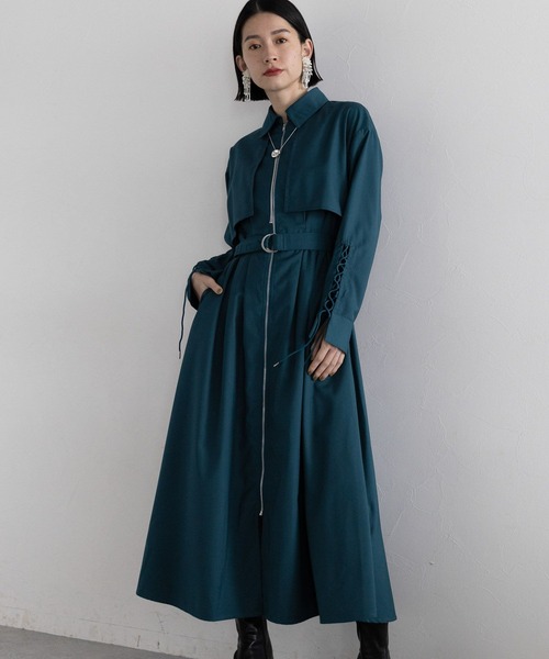 HARE（ハレ）の「レースアップジップワンピース(HARE)（ワンピース