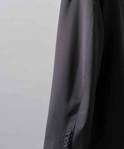 UNISEX》Wool Mix Prime-Over Peaked Lapel Double Tailored