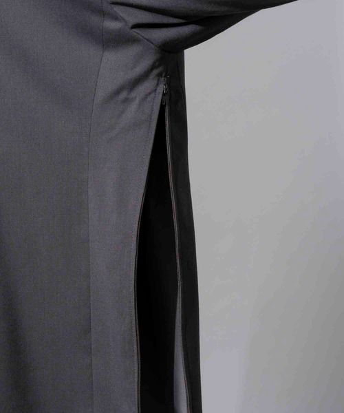 MAISON SPECIAL(メゾンスペシャル)の「《UNISEX》Wool Mix Prime-Over Peaked Lapel Double Tailored Jacket/ウールミックスプライムオーバーピークドラペルダブルテーラードジャケット【MAISON SPECIAL/メゾンスペシャル】■セットアップ対応■(テーラードジャケット・メンズ・グレー/ネイビー/ブラック/ブラウン/チャコールグレー/グレー系その他/ダークグレー/グレイッシュベージュ/その他・0/1/2)」の22枚目の写真