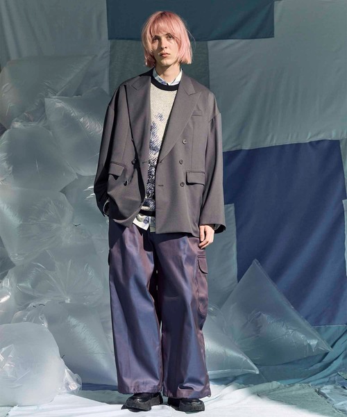 b972【MAISON SPECIAL】ウールピークドラペルプライムオーバー b972【MAISON SPECIAL】ウールピークドラペルプライムオーバー