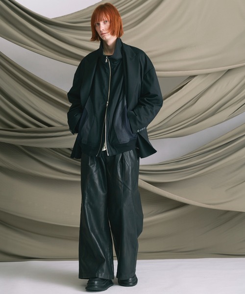 UNISEX》Wool Mix Prime-Over Peaked Lapel Double Tailored Jacket