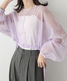 Chillfar | チュールショート丈トップス(Tシャツ/カットソー)