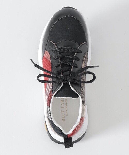BLUE LABEL CRESTBRIDGE（ブルーレーベルクレストブリッジ）の「クレストブリッジチェックスニーカー（スニーカー・レディース・ブラック/ダークネイビー・M/L）」の8枚目の写真