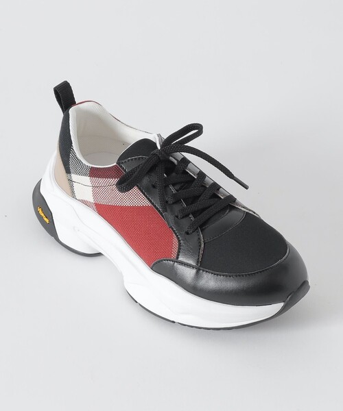 BLUE LABEL CRESTBRIDGE（ブルーレーベルクレストブリッジ）の「クレストブリッジチェックスニーカー（スニーカー・レディース・ブラック/ダークネイビー・M/L）」の6枚目の写真