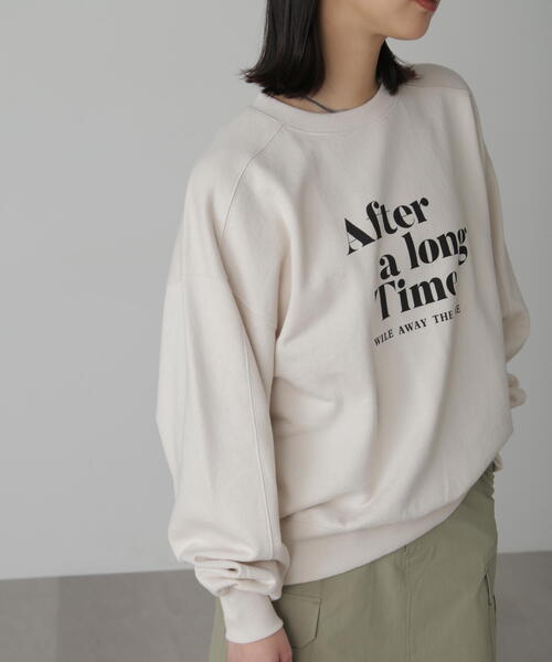 FREE'S MART(フリーズマート)の「◆ロゴプリントミドル丈スウェット(スウェット・レディース・ホワイト/ピンク/ネイビー・FREE)」の5枚目の写真