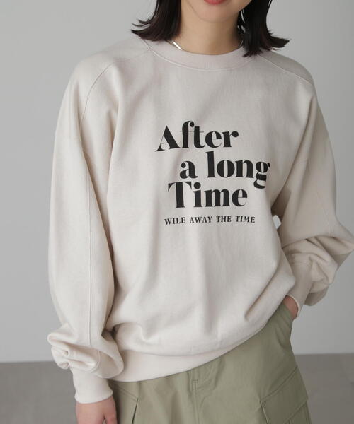 FREE'S MART(フリーズマート)の「◆ロゴプリントミドル丈スウェット(スウェット・レディース・ホワイト/ピンク/ネイビー・FREE)」の9枚目の写真