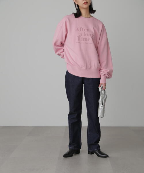 FREE'S MART(フリーズマート)の「◆ロゴプリントミドル丈スウェット(スウェット・レディース・ホワイト/ピンク/ネイビー・FREE)」の13枚目の写真