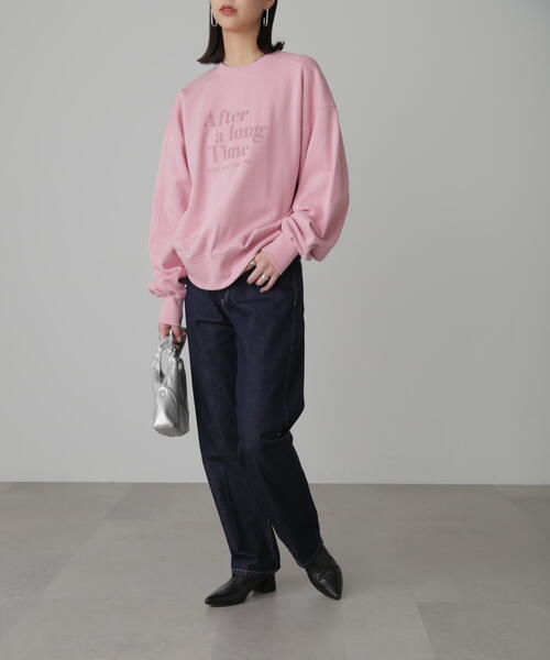 FREE'S MART(フリーズマート)の「◆ロゴプリントミドル丈スウェット(スウェット・レディース・ホワイト/ピンク/ネイビー・FREE)」の15枚目の写真