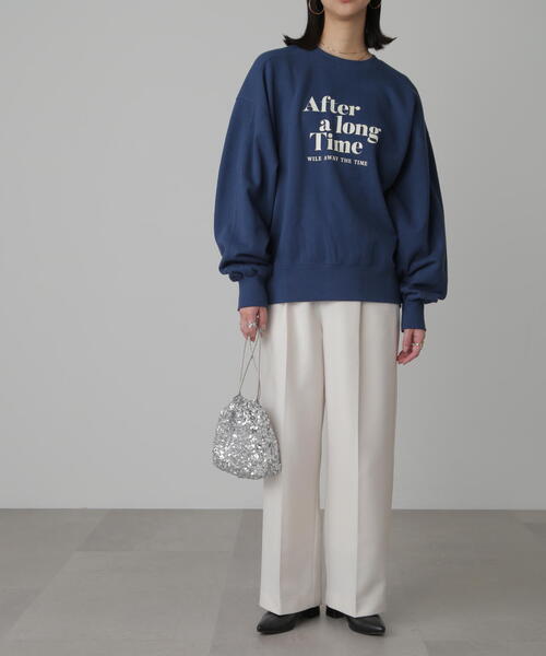 FREE'S MART(フリーズマート)の「◆ロゴプリントミドル丈スウェット(スウェット・レディース・ホワイト/ピンク/ネイビー・FREE)」の21枚目の写真