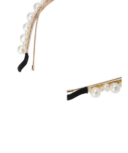 earth music&ecology(アースミュージックアンドエコロジー)の「ビジュー・パール2setカチューシャ(カチューシャ・レディース・シルバー/ゴールド・FREE)」の12枚目の写真