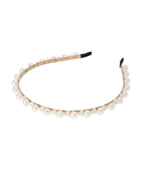 earth music&ecology(アースミュージックアンドエコロジー)の「ビジュー・パール2setカチューシャ(カチューシャ・レディース・シルバー/ゴールド・FREE)」の13枚目の写真