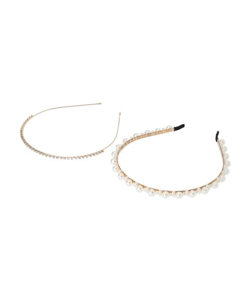 earth music&ecology(アースミュージックアンドエコロジー)の「ビジュー・パール2setカチューシャ(カチューシャ・レディース・シルバー/ゴールド・FREE)」の16枚目の写真