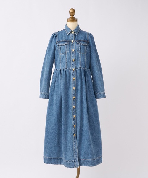 La boutique BonBon（ラブティックボンボン）の「デニムロングシャツ