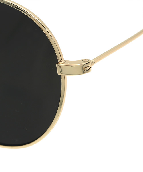 WEGO(ウィゴー)の「WEGO/フラットレンズサングラス(サングラス・メンズ・ゴールド/ブラック・FREE)」の5枚目の写真