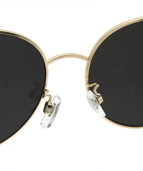 WEGO(ウィゴー)の「WEGO/フラットレンズサングラス(サングラス・メンズ・ゴールド/ブラック・FREE)」の6枚目の写真