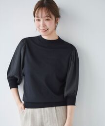 スリーブドッキングニットプルオーバー