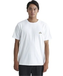 Quiksilver（クイックシルバー）の「SPACE MAN ST/クイックシルバー半袖ワンポイントロゴTシャツ（Tシャツ/カットソー）」