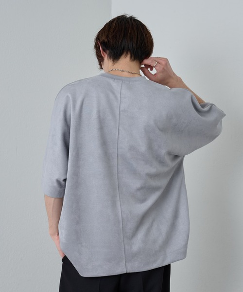 COLONY 2139（コロニートゥーワンスリーナイン）の「シンセティックドルマンスリーブビッグT（Tシャツ/カットソー・メンズ・チャコールグレー/アイボリー/ライトグレー・MEDIUM/LARGE）」の7枚目の写真