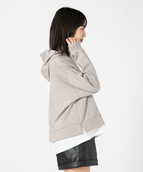 U.S. POLO ASSN.(ユーエスポロアッスン)の「【U.S.POLO ASSN./ユーエスポロアッスン】 フェイクレイヤードパーカー(パーカー・レディース・杢グレー/ベージュ/ネイビー・MEDIUM/LARGE)」の20枚目の写真