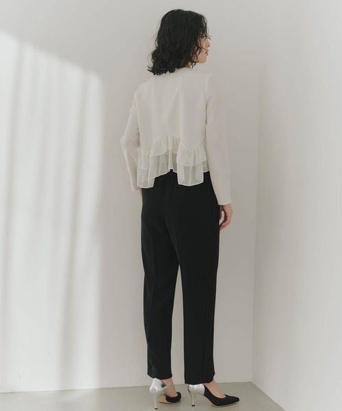 kaene（カエン）の「ウエストコードピンタックパンツ（スラックス・レディース・ブラック/ベージュ・36/40/38）」の11枚目の写真