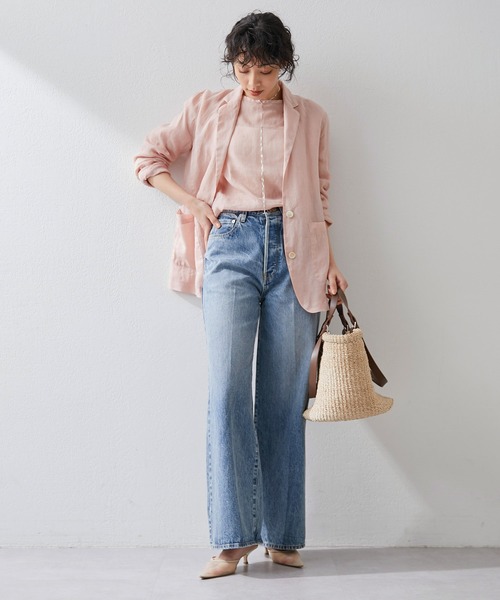 Whim Gazette（ウィムガゼット）の「ラミープルオーバー（シャツ/ブラウス・レディース・ベビーピンク/ライトベージュ/オフホワイト・FREE）」の13枚目の写真