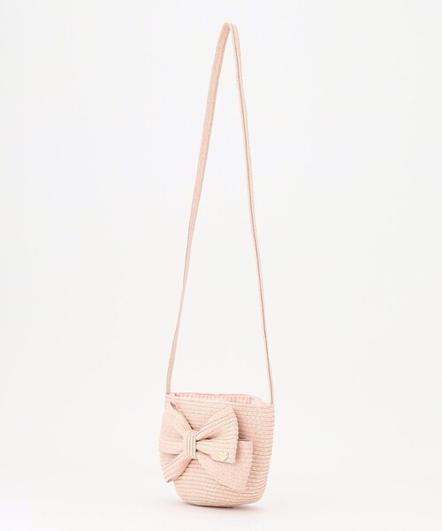 ANY（エニィ）の「リボン ペーパー ポシェット（ショルダーバッグ・キッズ・ピンク系/ブラウン系・F）」の5枚目の写真