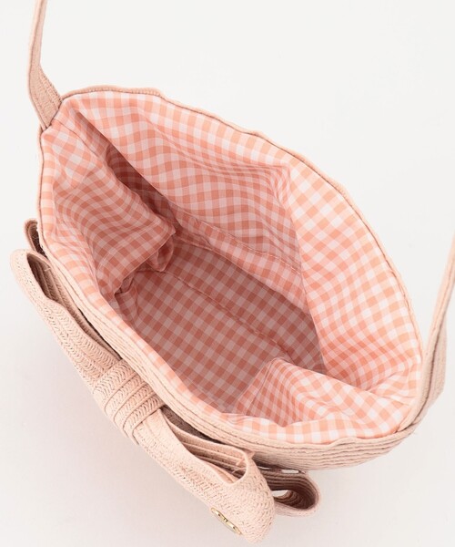 ANY（エニィ）の「リボン ペーパー ポシェット（ショルダーバッグ・キッズ・ピンク系/ブラウン系・F）」の9枚目の写真