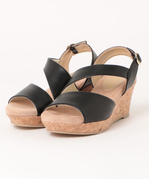 Piedi Nudi(ピエディヌーディ)の「アシンメトリー 美脚サンダル(サンダル・レディース・ベージュ/ブラック/ダークブラウン/グレー・M/LL/L/S)」の7枚目の写真