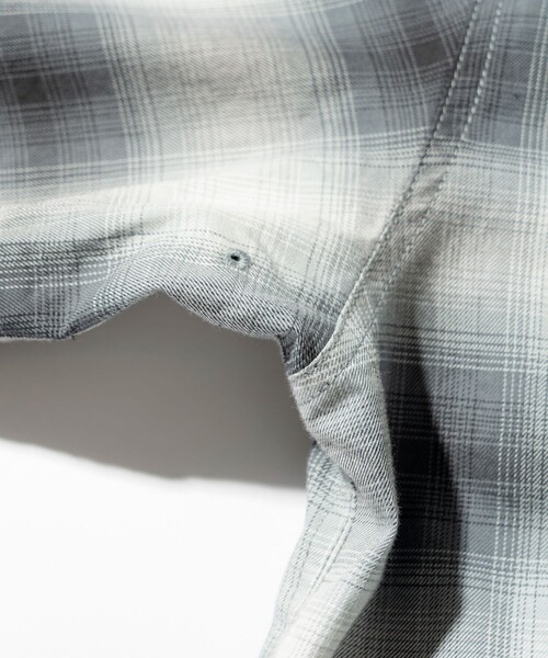 McGREGOR（マックレガー）の「McGREGOR COLLECTION/マックレガー コレクション オンブレチェック ドリズラージャケット（ブルゾン・メンズ・ブラック/ブルー・MEDIUM/LARGE）」の13枚目の写真